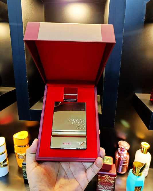 Al Haramain Amber Oud Rouge en Estuche de Lujo