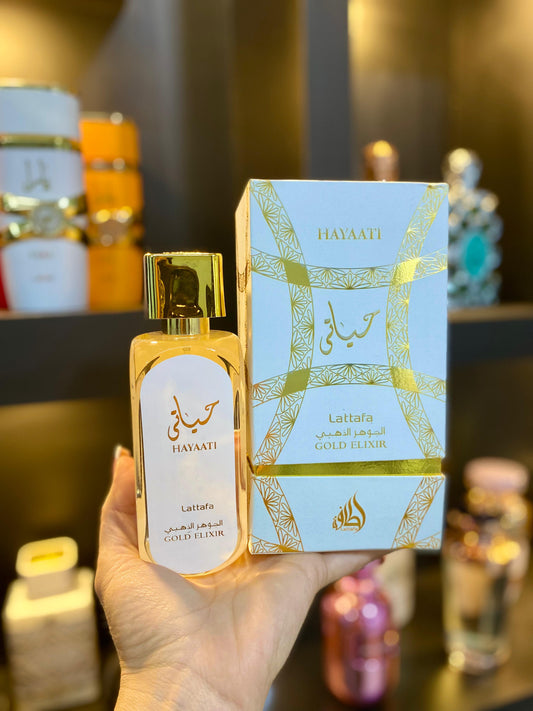 Lattafa Perfumes Hayaati Gold Elixir en Caja Eco