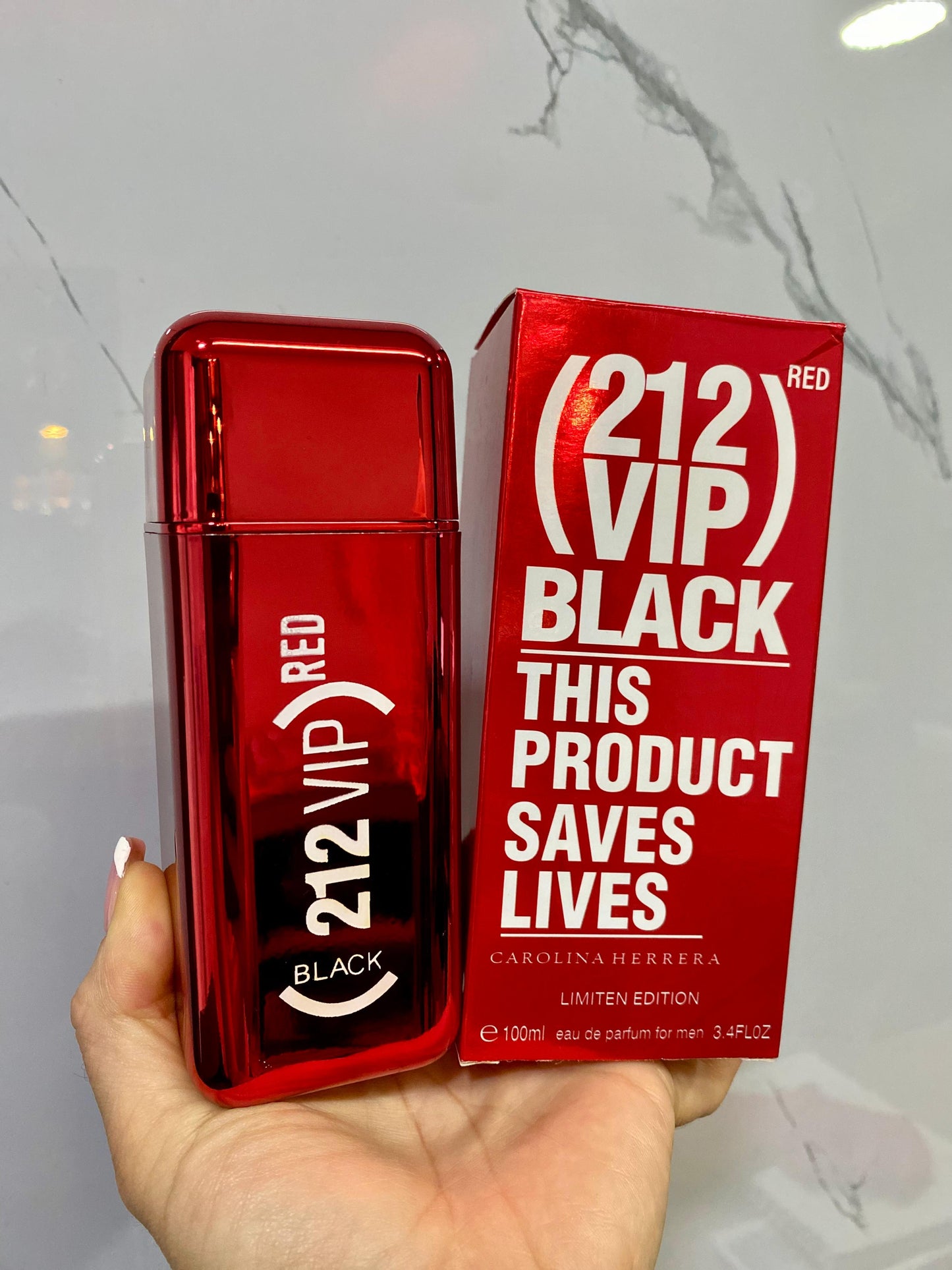 Carolina Herrera 212 vip black red