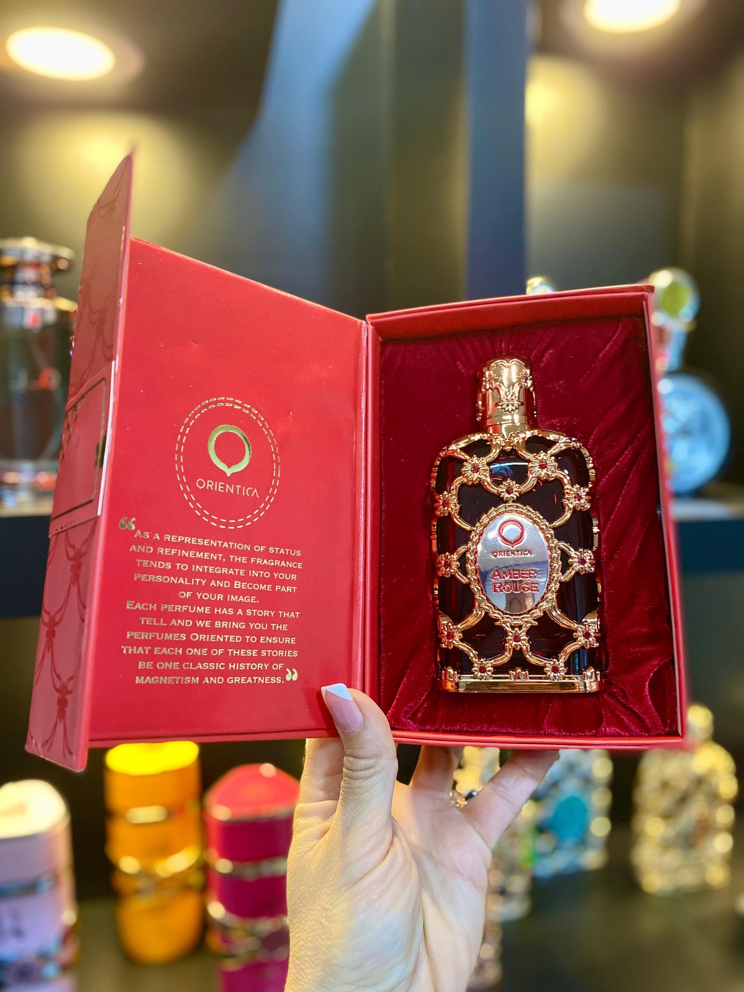 Orientica Amber Rouge en Caja Eco