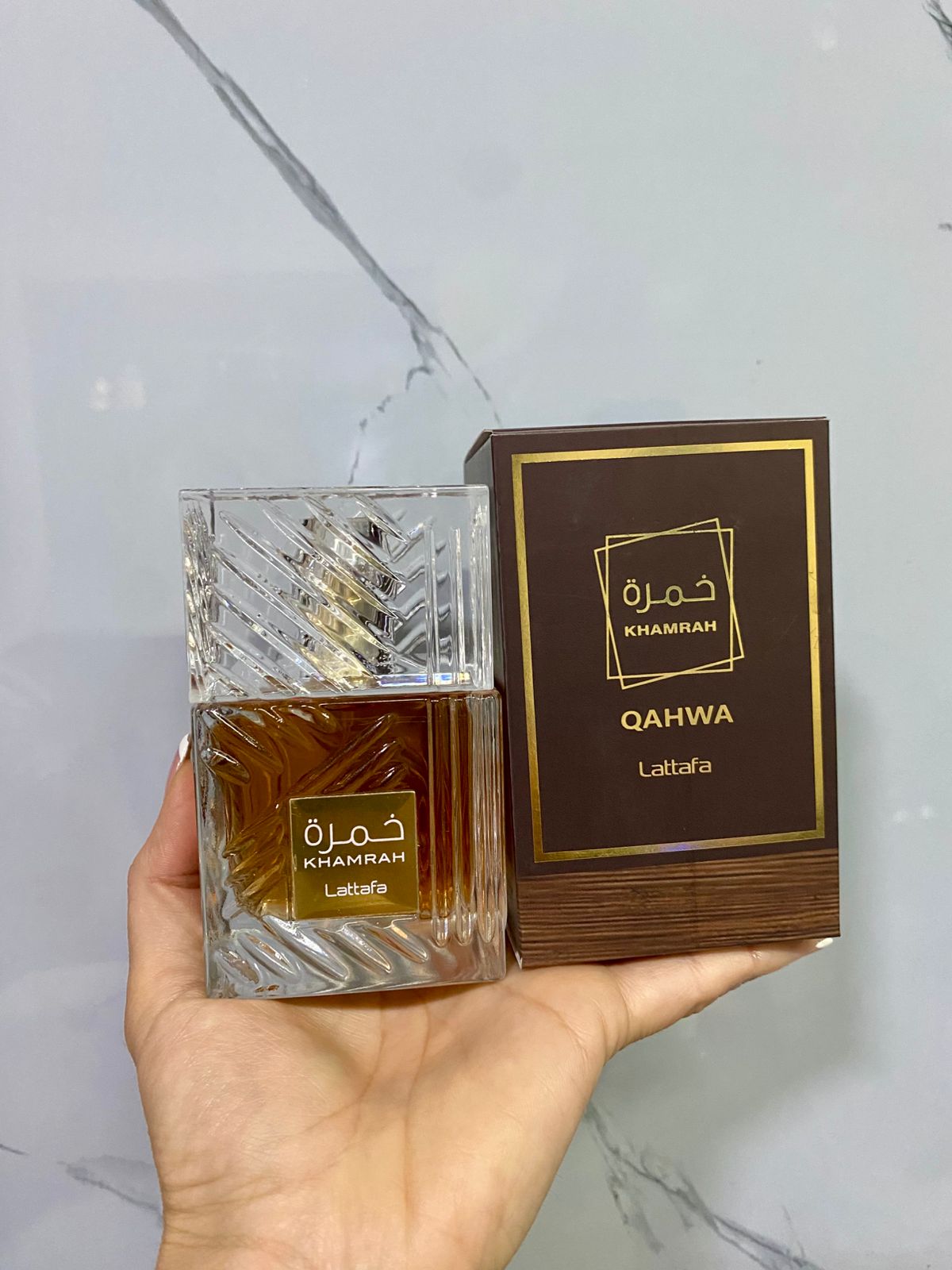 Lattafa Perfumes Khamrah Qahwa en Caja Eco